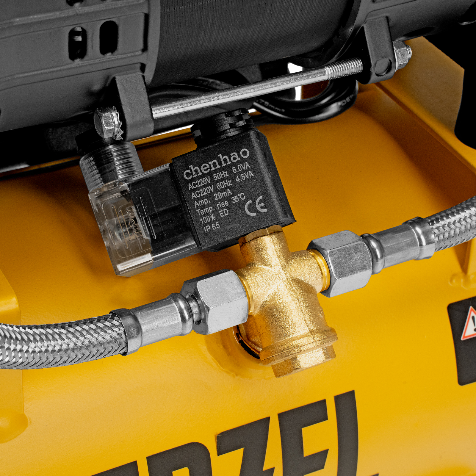 Компрессор безмасл. малошумный DLP-950/10, 950Вт,10 л, 2850 об/мин, 170 л/мин Denzel