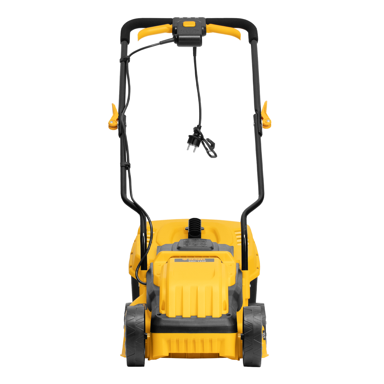 Газонокосилка электрическая GMC-1200, шир.,32см, 1200 Вт, 3 уров., травосб. 30 л Denzel