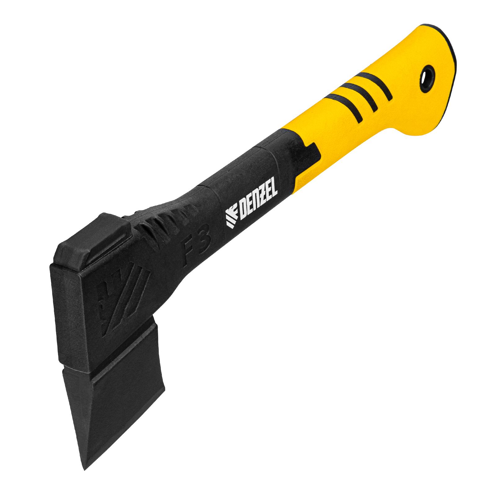 Топор-колун, F3, 640 гр, двухкомпонентная рукоятка, 320 мм// Denzel