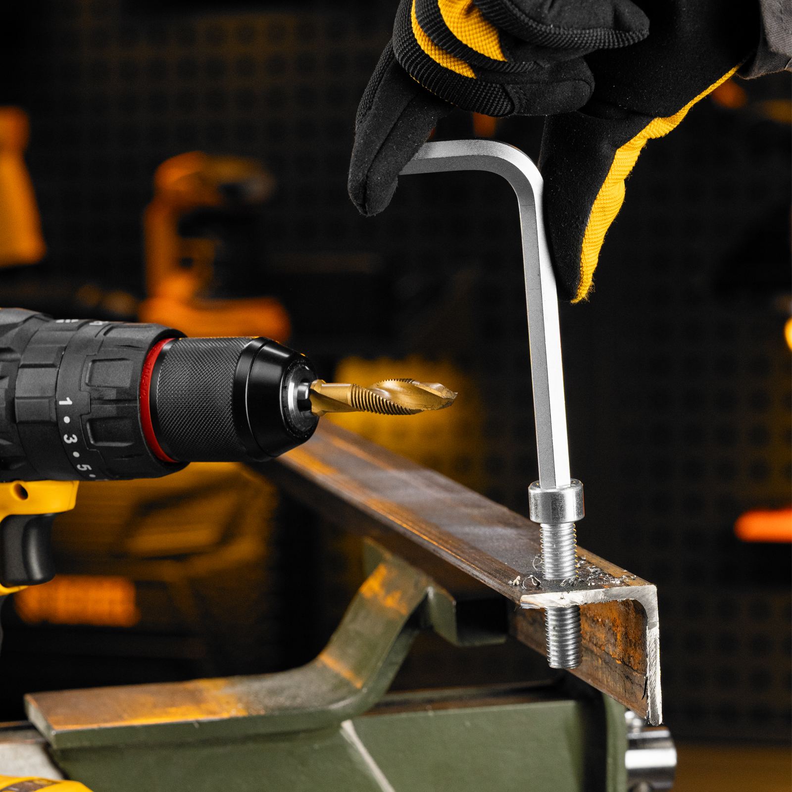 Сверло-метчик М12 х 1,25 мм, Р6М5// Denzel