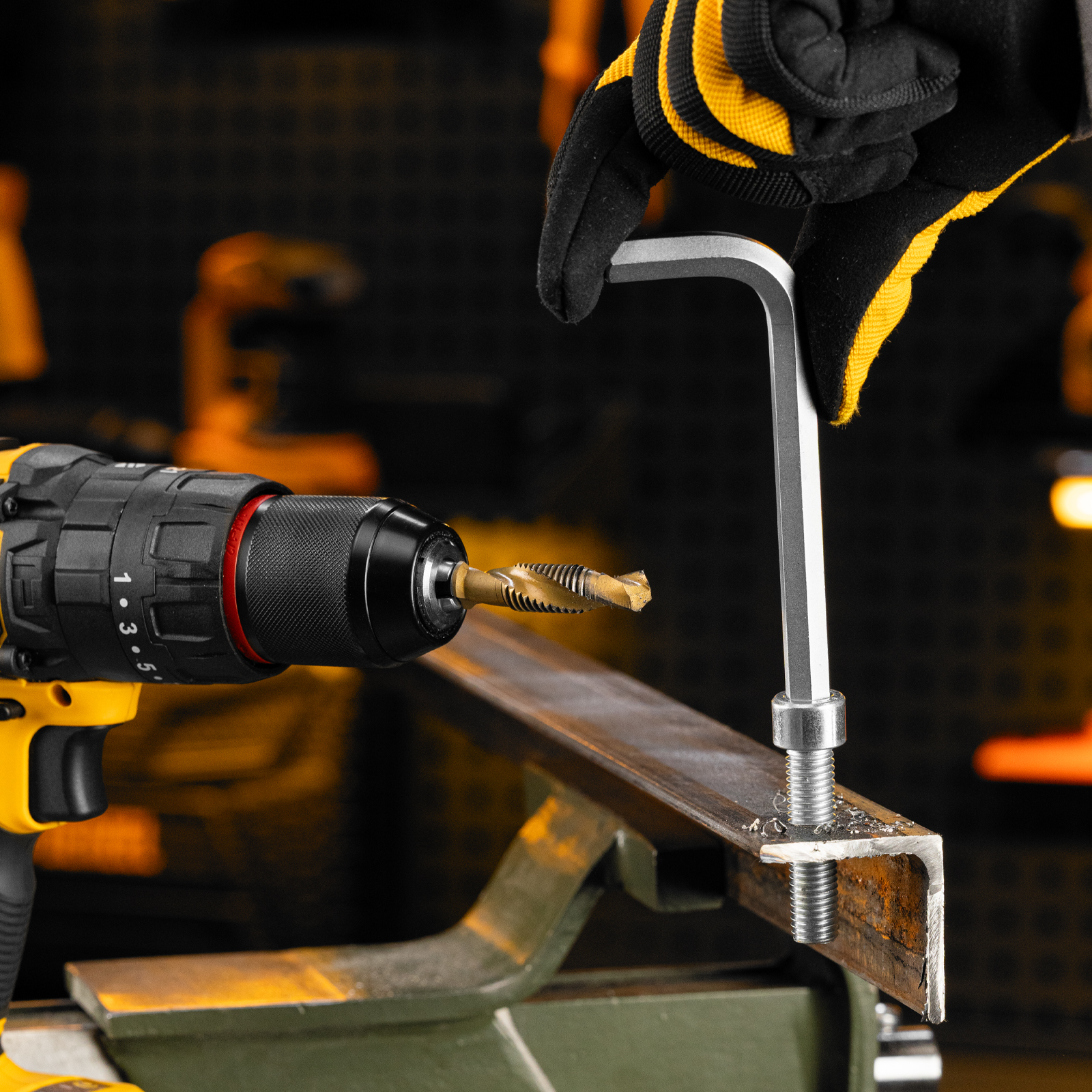 Сверло-метчик М12 х 1,75 мм, Р6М5// Denzel