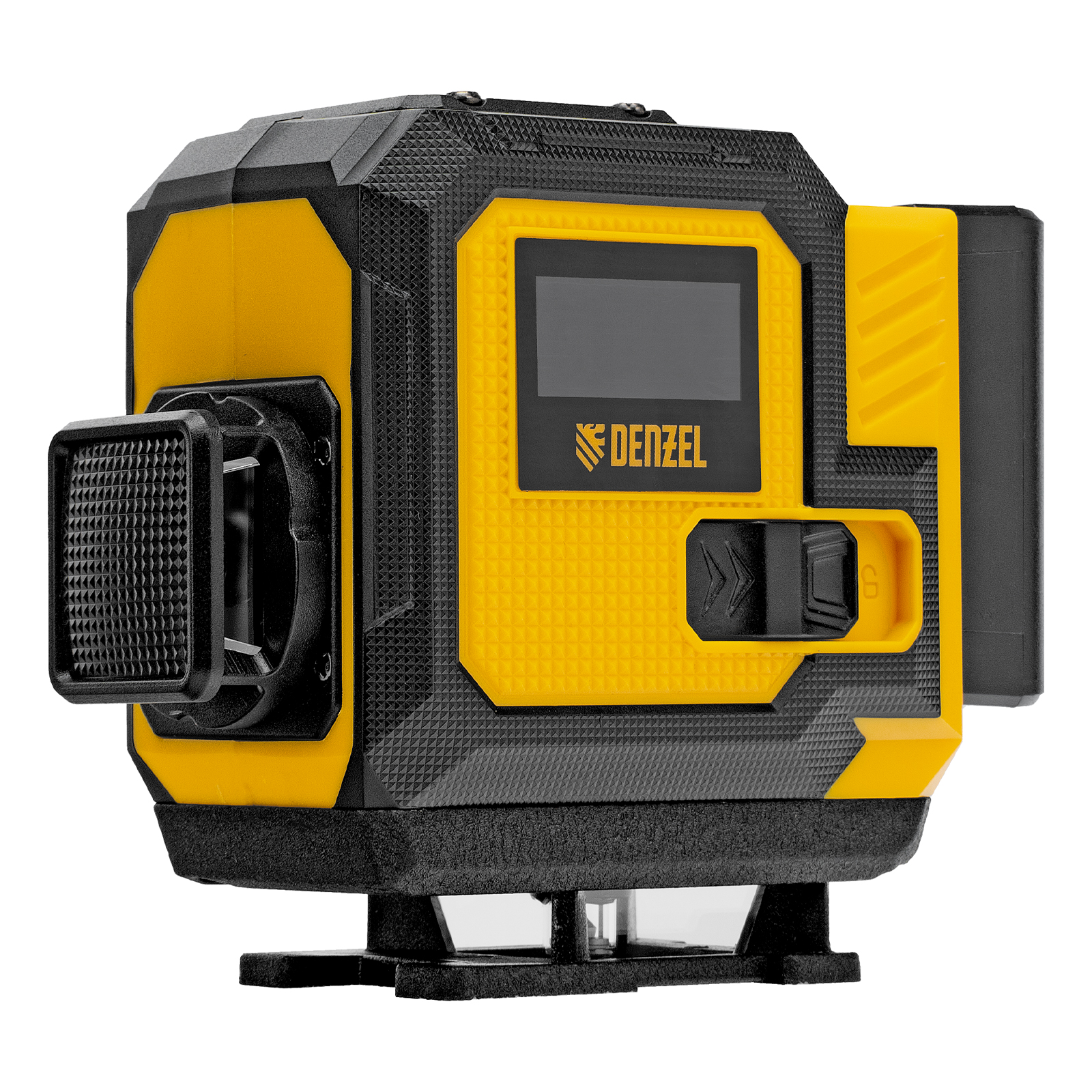 Лазерный уровень мультипризменный DLV-360-3C, 30 м, зеленый луч, Li-Ion 2,4 Aч, кейс// Denzel