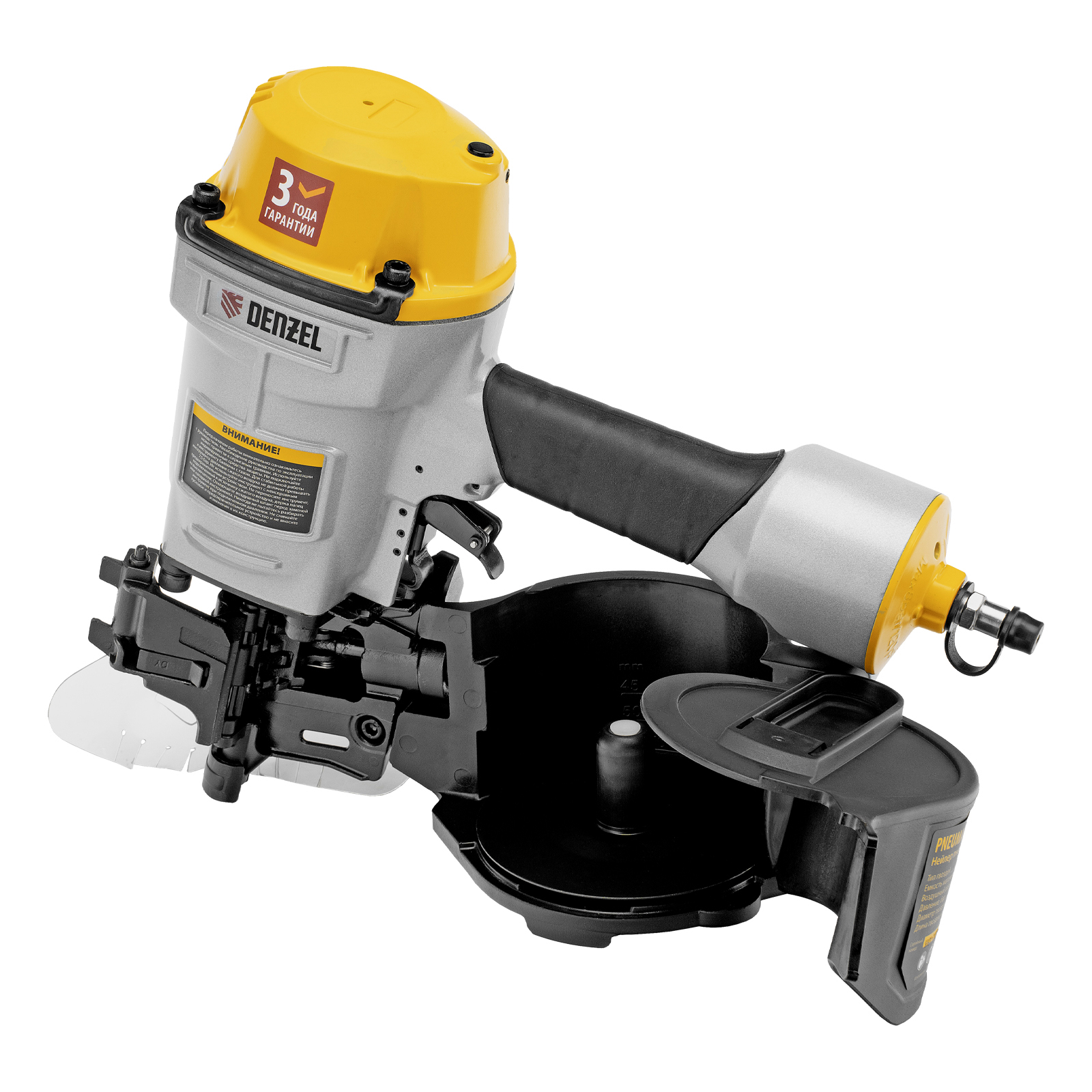 Нейлер пневматический CN70 для гвоздей CNW от 45 до 70 мм// Denzel