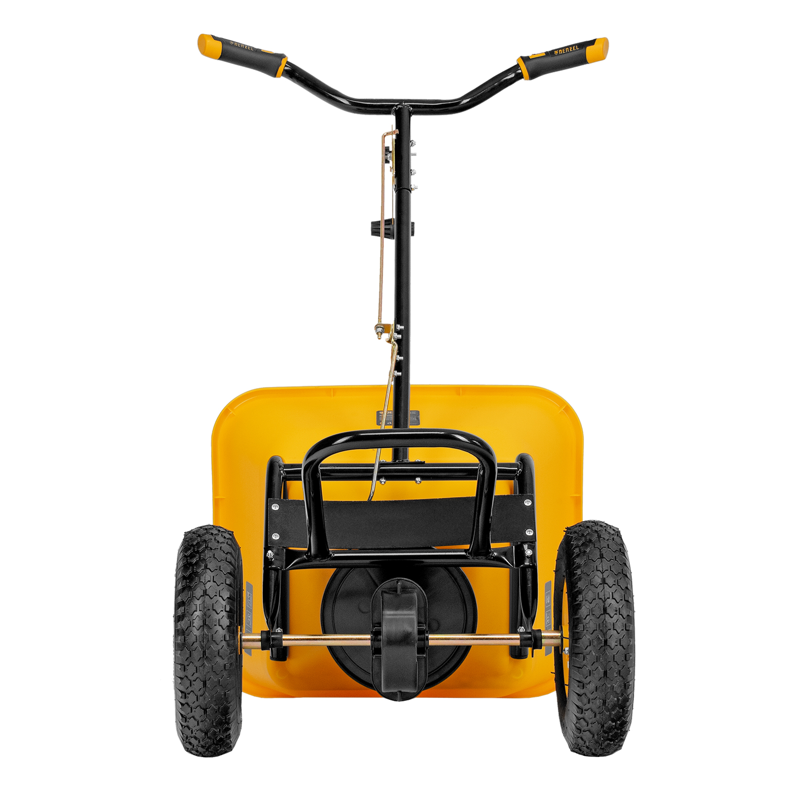 Механическая сеялка на колесах, 45 л Denzel