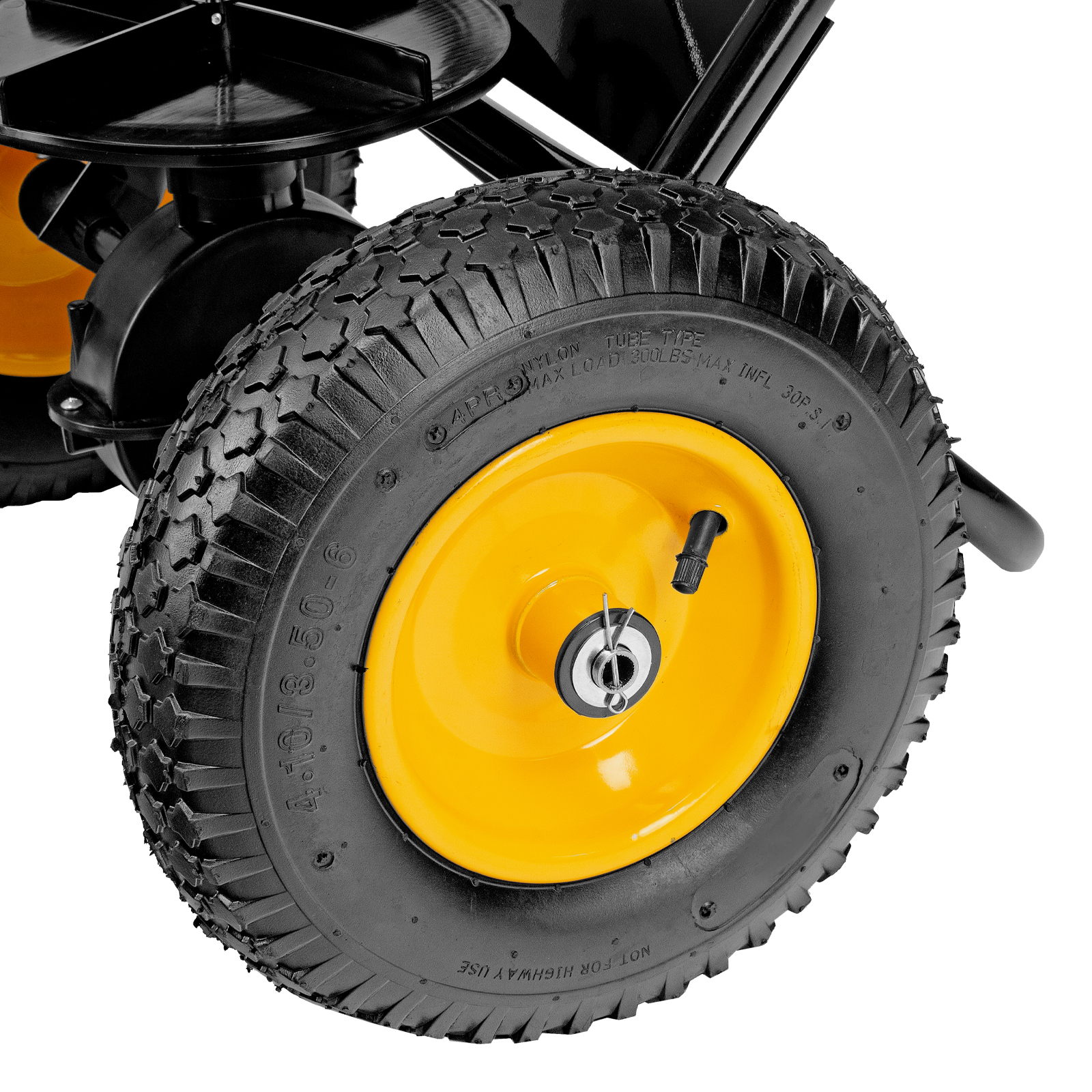 Механическая сеялка на колесах, 45 л Denzel