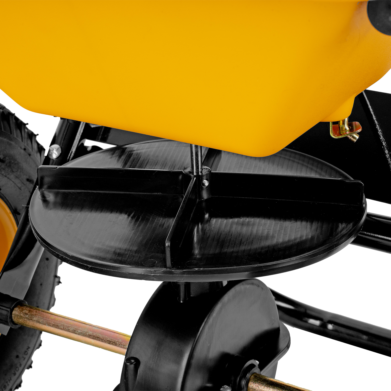 Механическая сеялка на колесах, 45 л Denzel