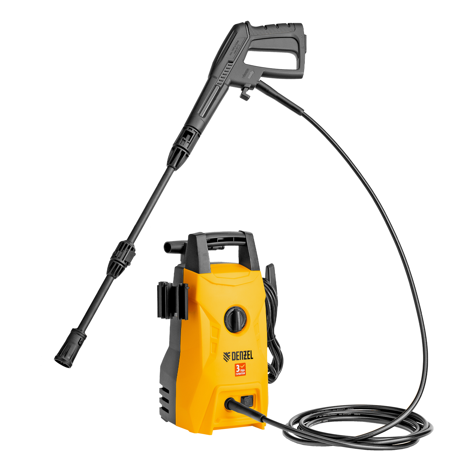 Моечная машина высокого давления R-135L, 1800 Вт, 135 бар, 360 л/ч Denzel