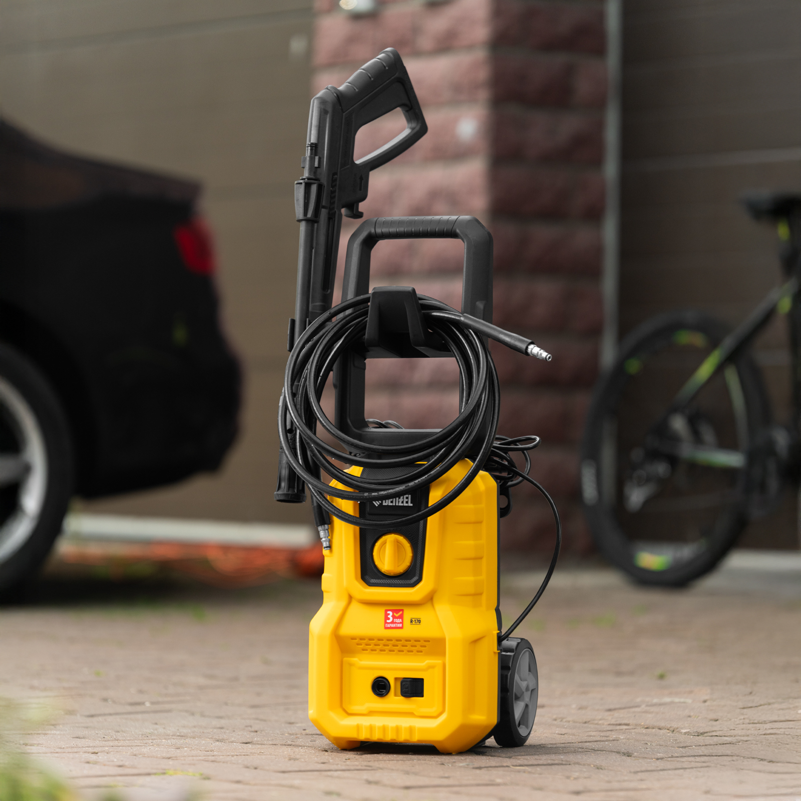 Моечная машина высокого давления R-170, 1800 Вт, 170 бар, 380 л/ч// Denzel