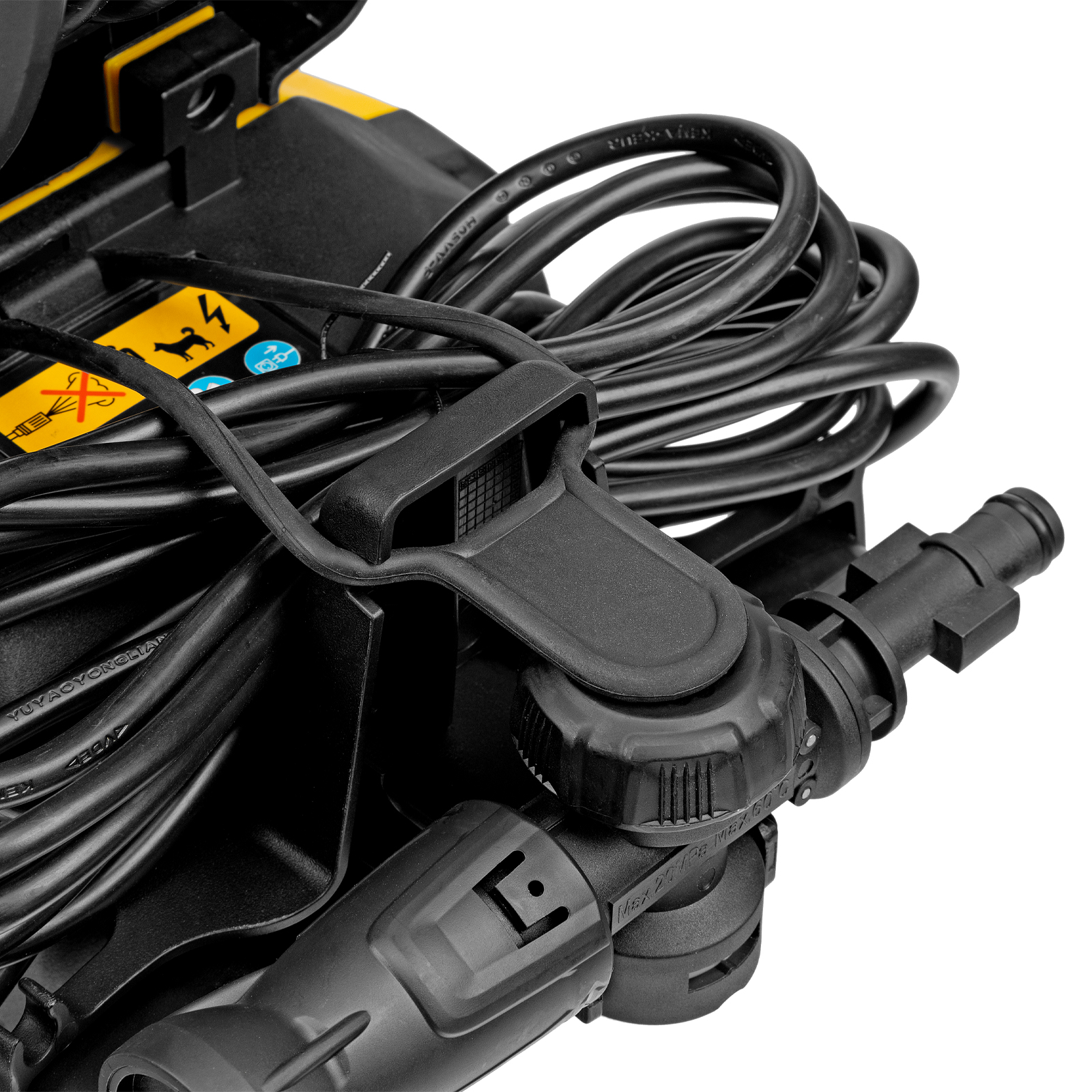 Моечная машина высокого давления R-170D, 1800 Вт, 170 бар, 380 л/ч, с барабаном// Denzel