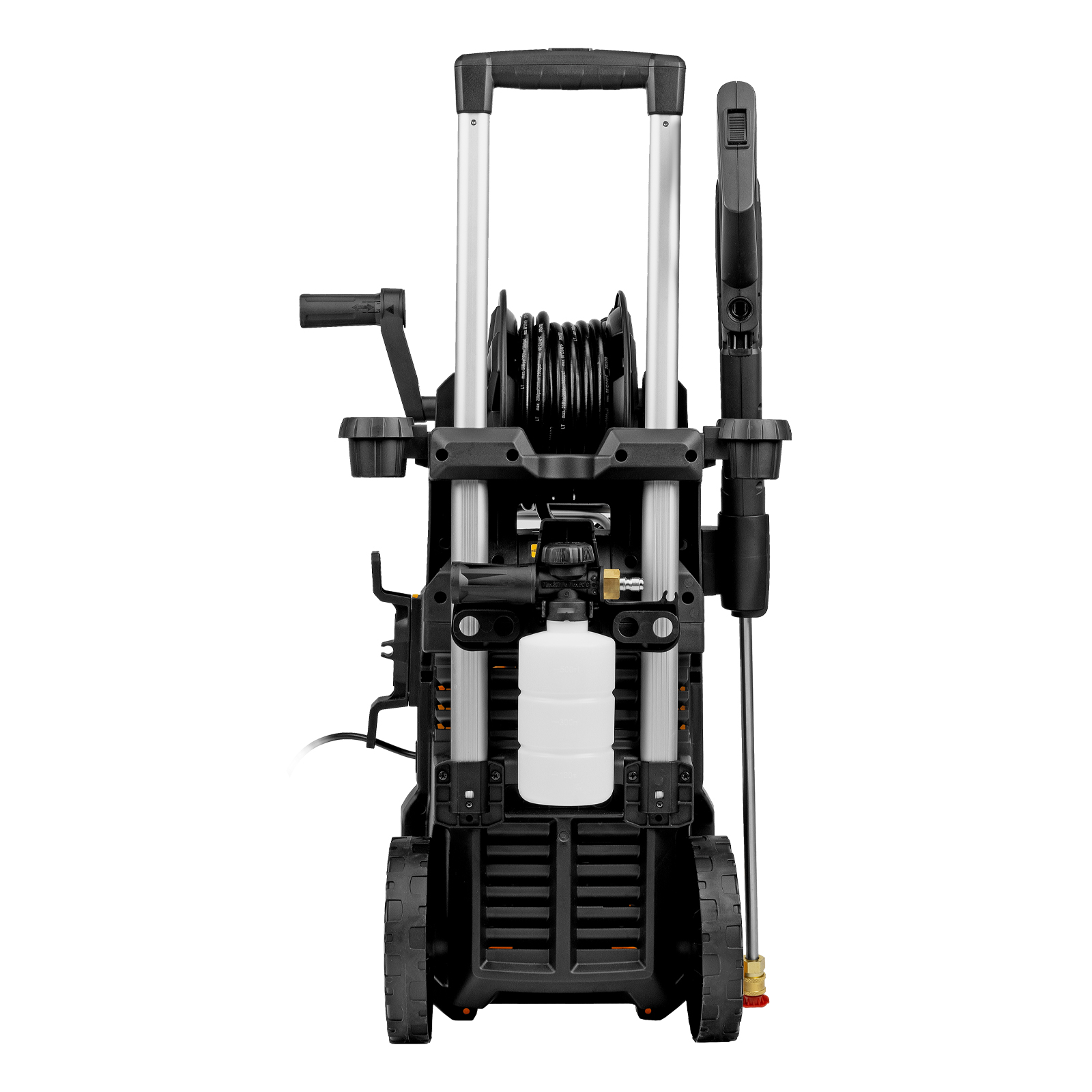 Моечная машина высокого давления R-200D, 2400 Вт, 200 бар, 420 л/ч, с барабаном// Denzel