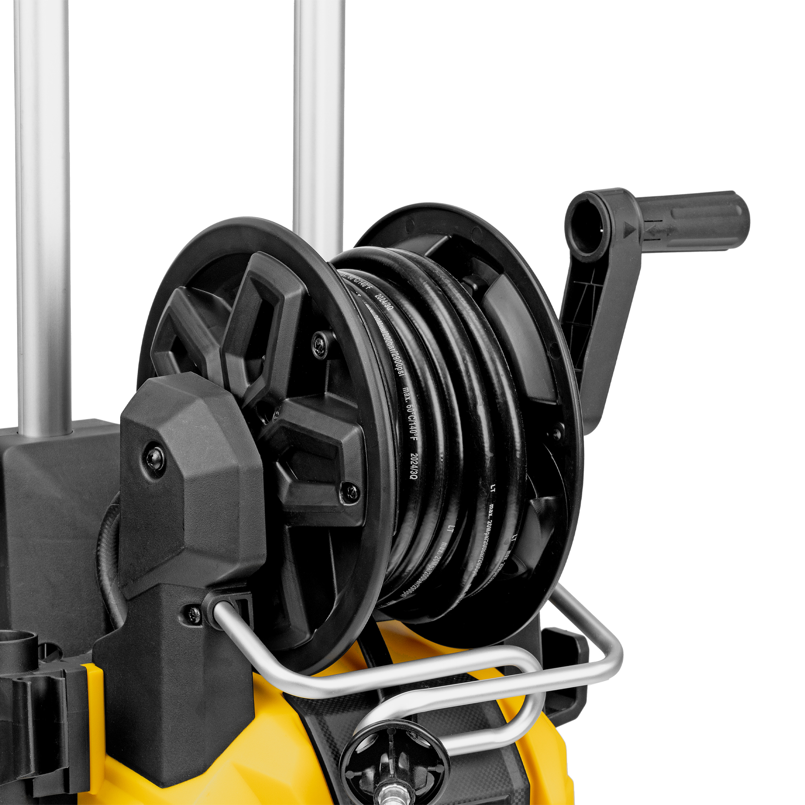 Моечная машина высокого давления R-200D, 2400 Вт, 200 бар, 420 л/ч, с барабаном// Denzel