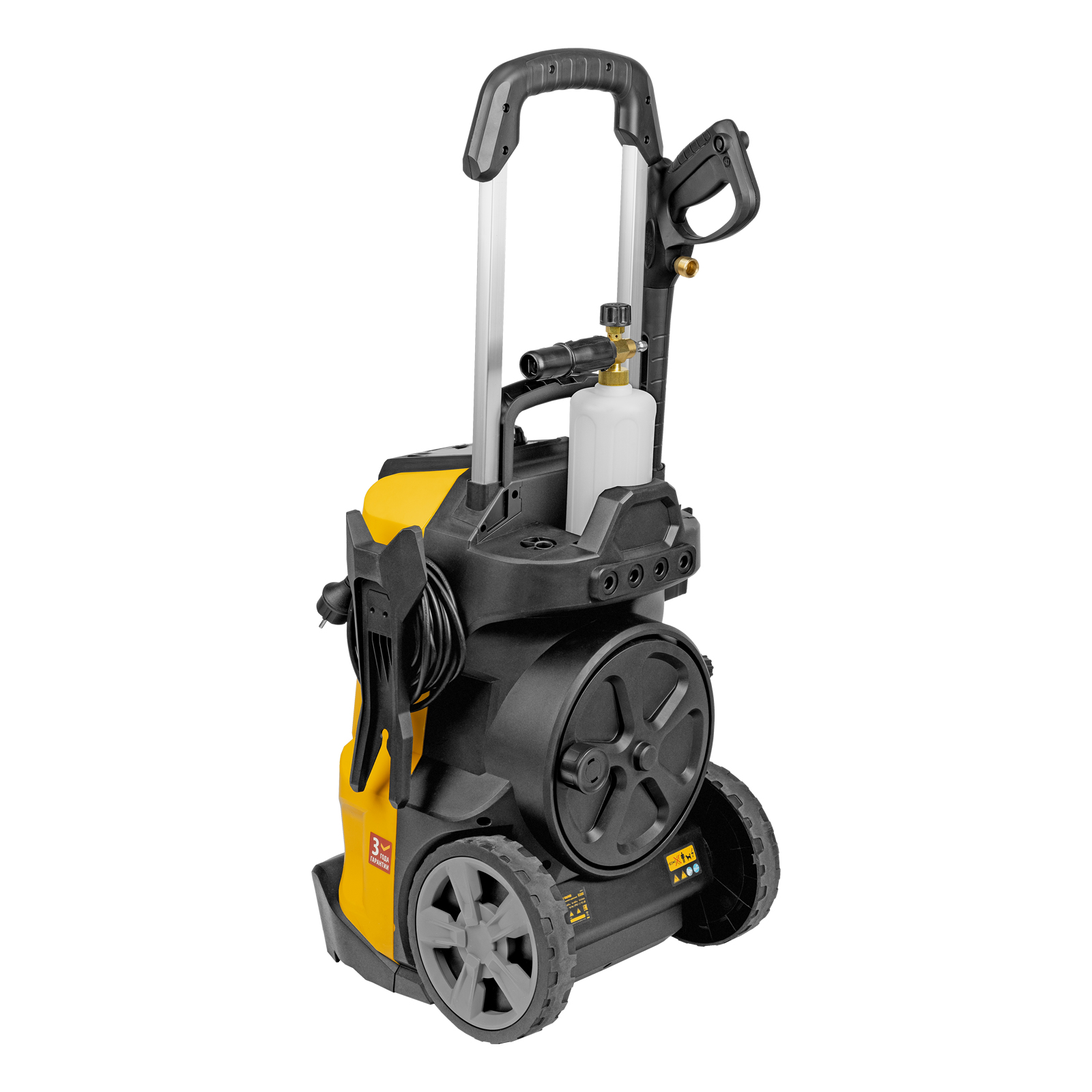 Моечная машина высокого давления R-230iD, 3300 Вт, 230 бар, 600 л/ч, асинх. двиг., бараб.// Denzel