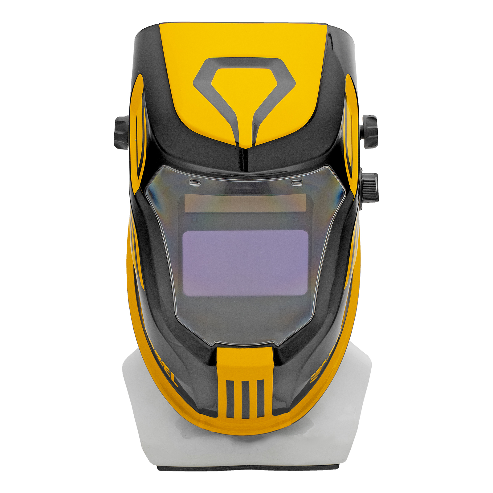 Щиток защитный лицевой (маска сварщика) F9, см. окно 100x60, Real Color, DIN 4-8/9-13// Denzel