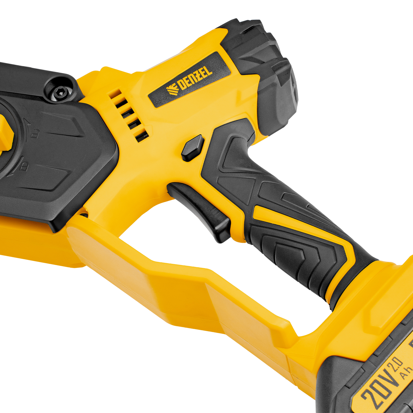 Цепная мини-пила аккумуляторная бесщет., СCS-200BL, шина 200 мм, Li-Ion, 20 В Denzel