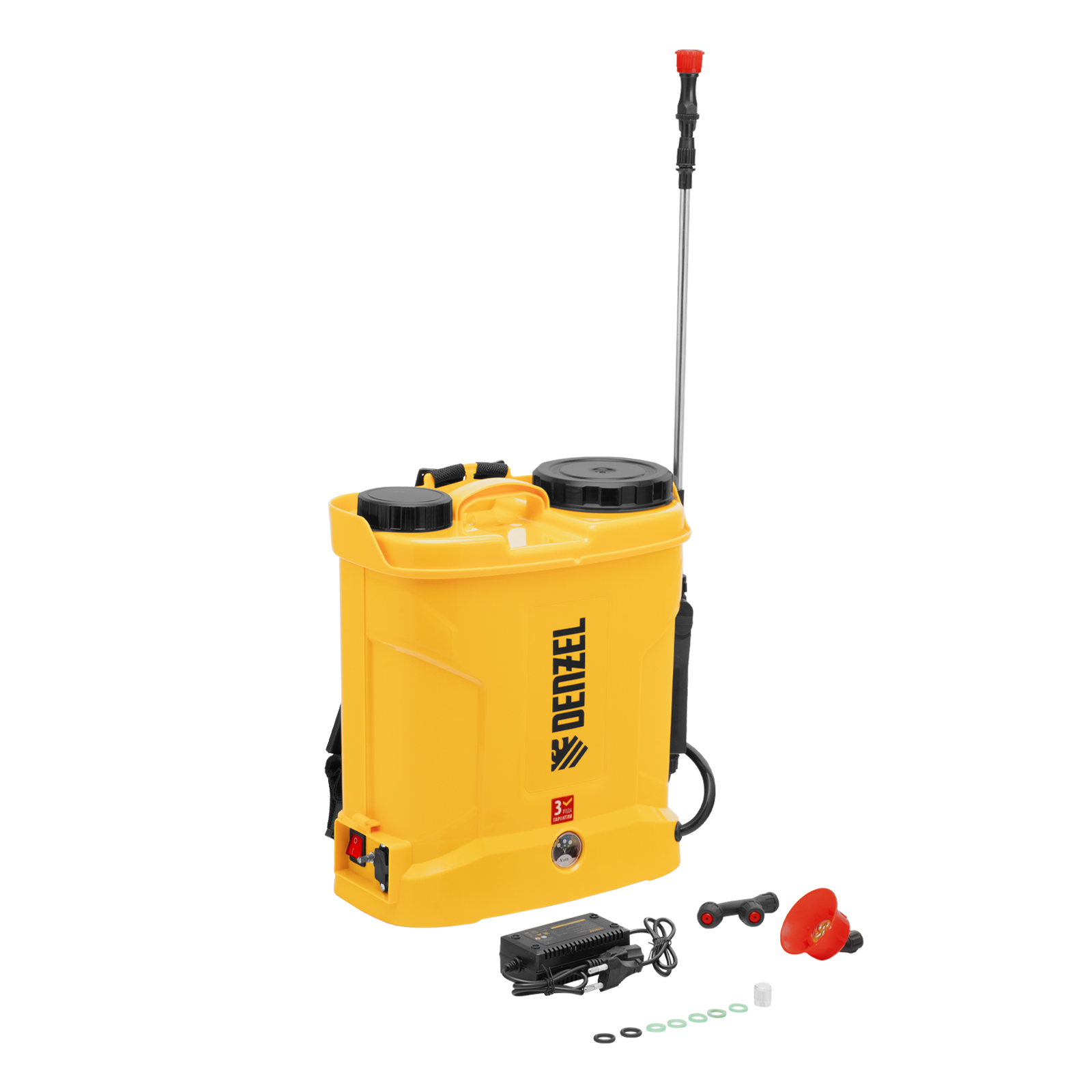 Опрыскиватель ранцевый аккумуляторный DP-10LA, 10 л, 12 В, 8 Ач Denzel