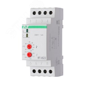 Терморегулятор RT-822 (+30°C-+60°C) на шину DIN, с датчиком RT на проводе, 16А