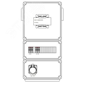 Ящие трансформаторный понижающий ЯТП 220/36 0,4кВА