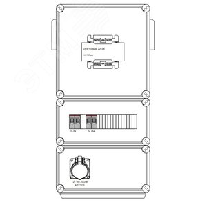 Ящие трансформаторный понижающий ЯТП 220/24 0,4кВА