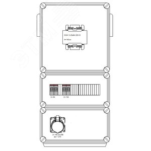Ящик трансформаторный понижающий ЯТП 220/48 0,25кВА