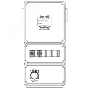 Ящие трансформаторный понижающий ЯТП 220/24 0,25кВА