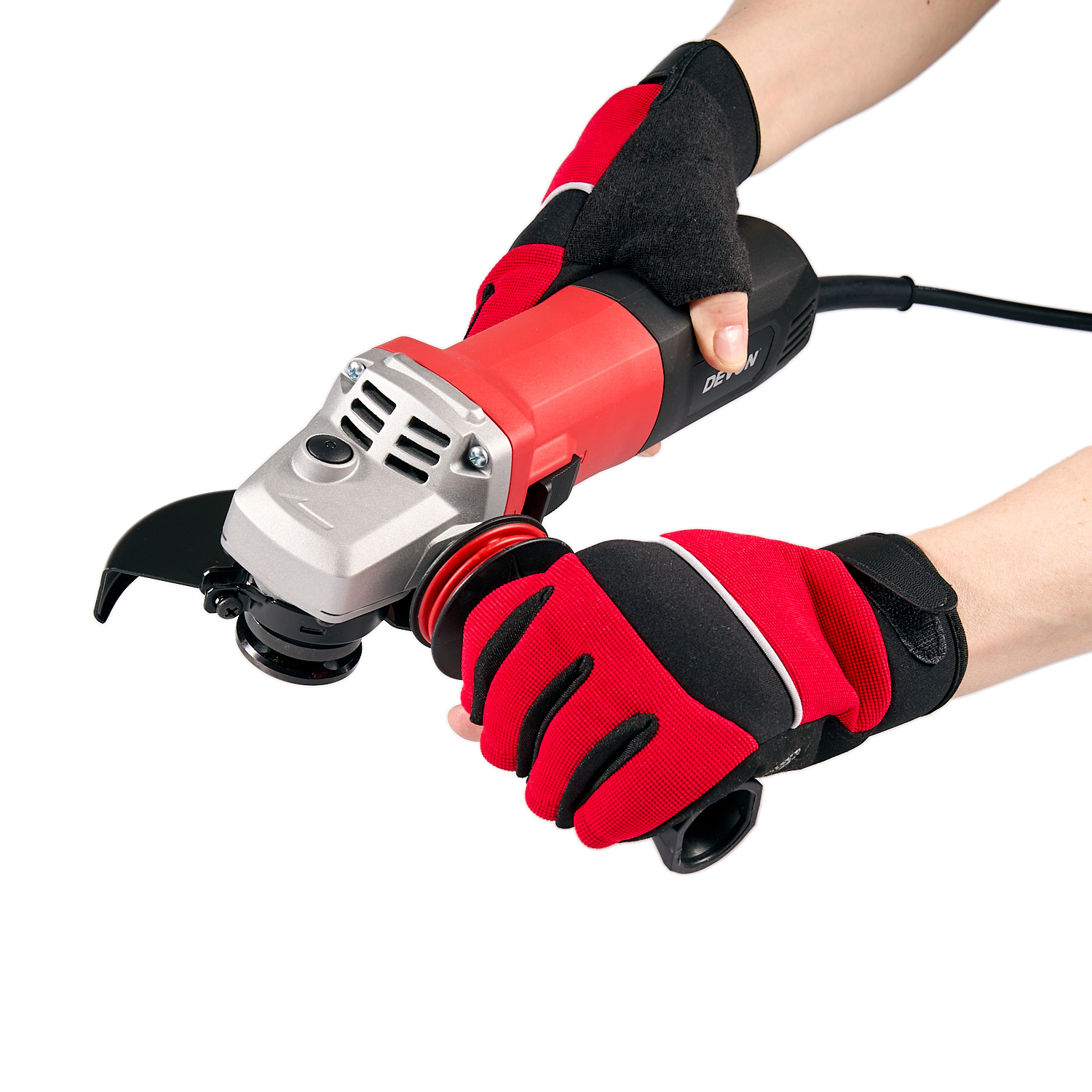 Угловая шлифовальная машина (УШМ) сетевая DEVON 2888-15-125CI / 125 мм / 1500 Вт / 220 В /плавный пуск / боковой переключатель / M14