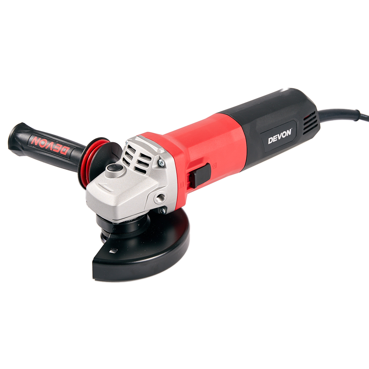 Угловая шлифовальная машина (УШМ) сетевая DEVON 2888-15-125CI / 125 мм / 1500 Вт / 220 В /плавный пуск / боковой переключатель / M14