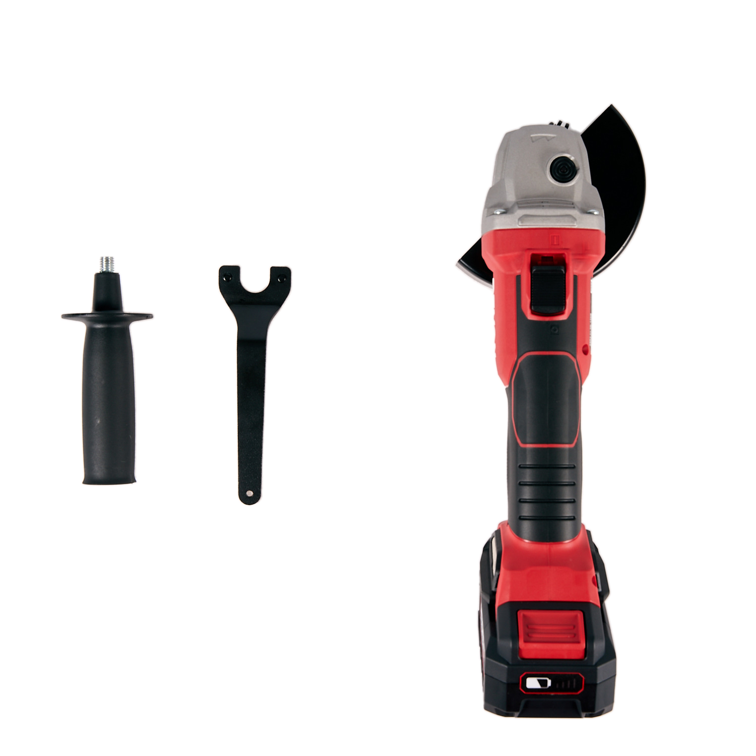 Аккумуляторная угловая шлифовальная машина (УШМ) DEVON 2903-Li-20-125 / 125 мм / бесщеточная / 20 В /  2 аккум. 2.0 А∙ч / стандартное ЗУ 40 Вт / M14