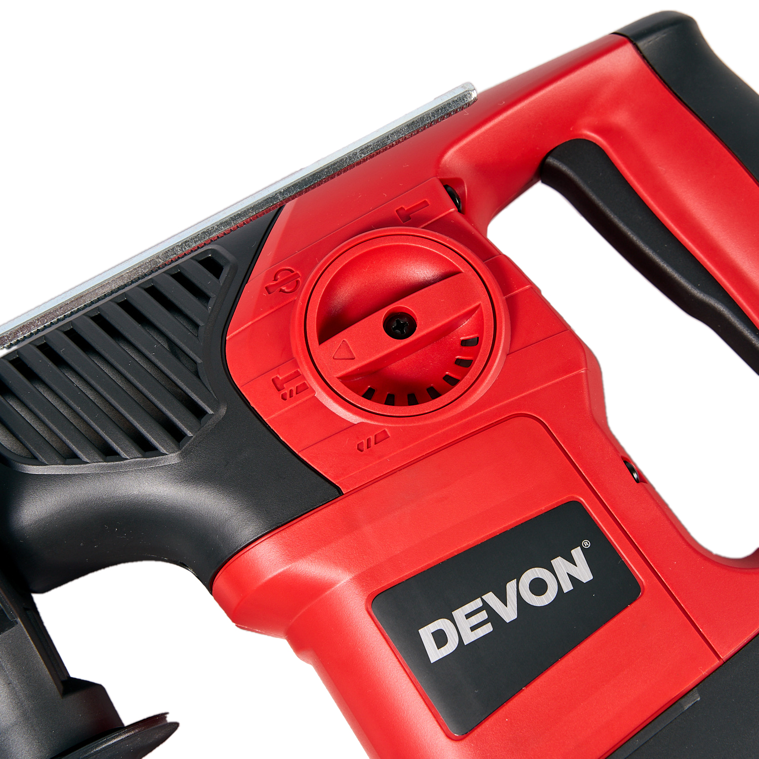 Перфоратор сетевой DEVON 1104 / 900 Вт / SDS-Plus / 30 мм / 220 В / регулировка оборотов / 3 режима / пластиковый кейс