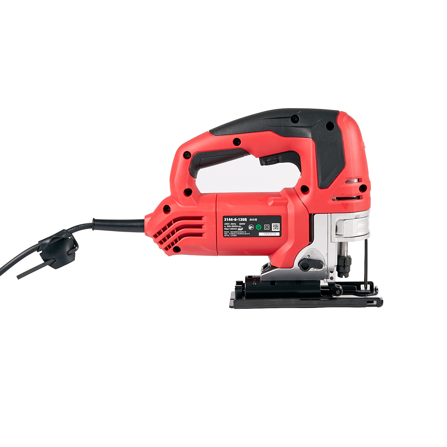 Лобзик электрический сетевой DEVON 3144-6-120Q / 120мм / 220 В / 600Вт / LED / быстрозажимное устройство / пластиковый кейс