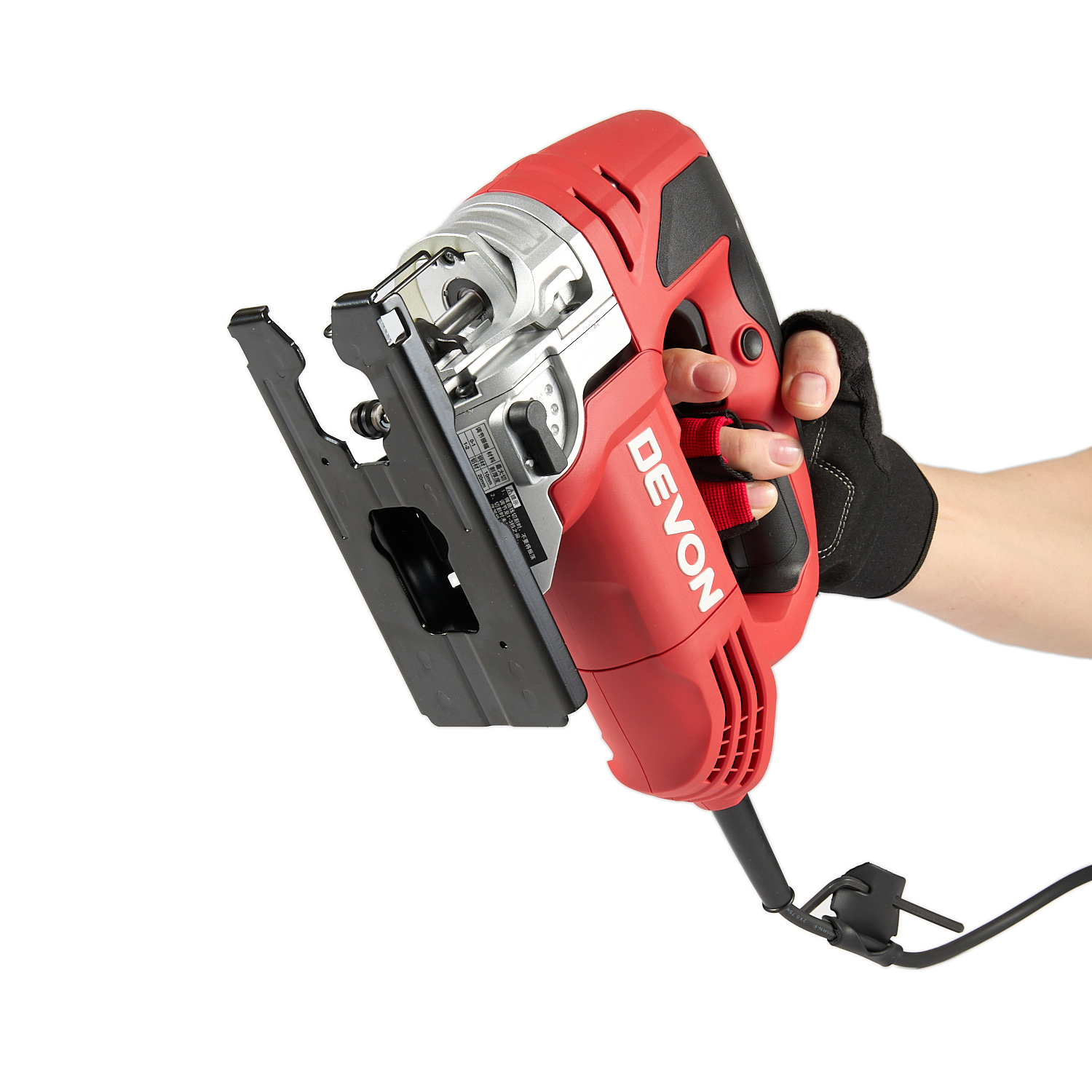 Лобзик электрический сетевой DEVON 3144-6-120Q / 120мм / 220 В / 600Вт / LED / быстрозажимное устройство / пластиковый кейс