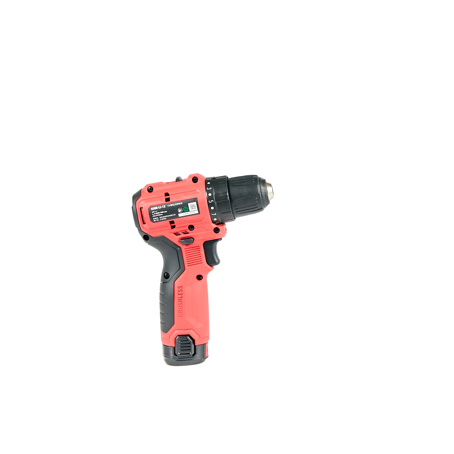 Аккумуляторный шуруповерт/дрель DEVON 5206-Li-12 / бесщеточный / 25/50Нм / 12 В / 1 аккум. 2.0 А∙ч