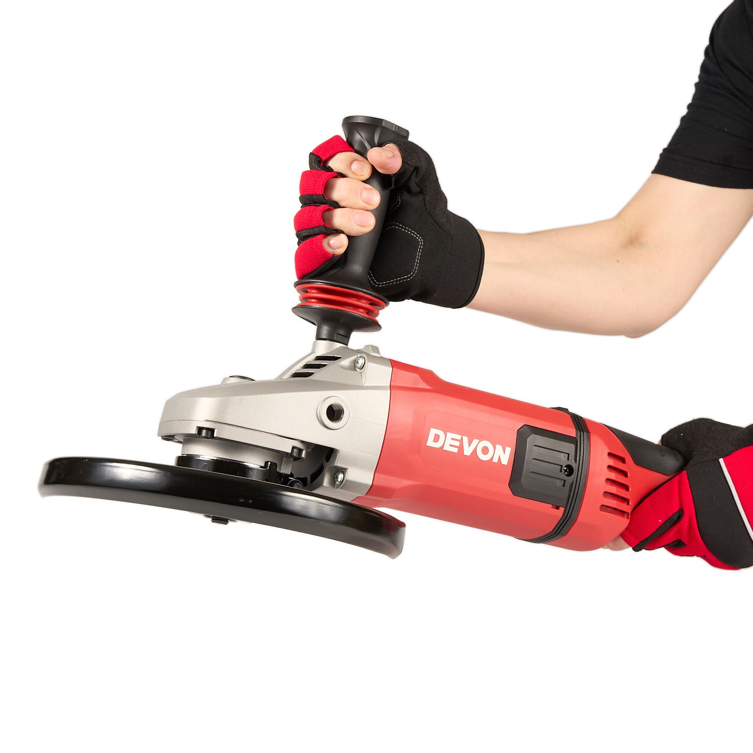 Угловая шлифовальная машина (УШМ) сетевая DEVON 2831-26-230 / 230 мм / 2600 Вт / 220 В / антивибрационная рукоятка / М14