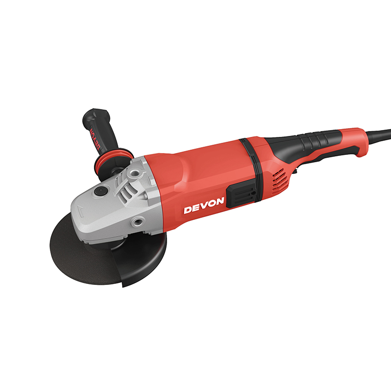 Угловая шлифовальная машина (УШМ) сетевая DEVON 2831-26-230 / 230 мм / 2600 Вт / 220 В / антивибрационная рукоятка / М14