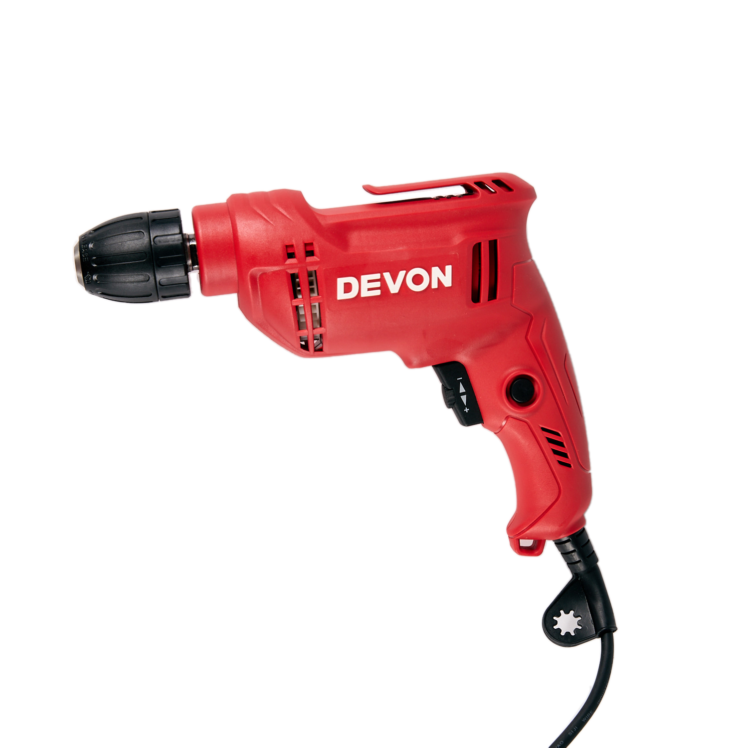 Дрель электрическая сетевая DEVON 1818-6-10 HE KLE / 600 Вт /вес 1,3 кг / сталь 13 / дерево 25