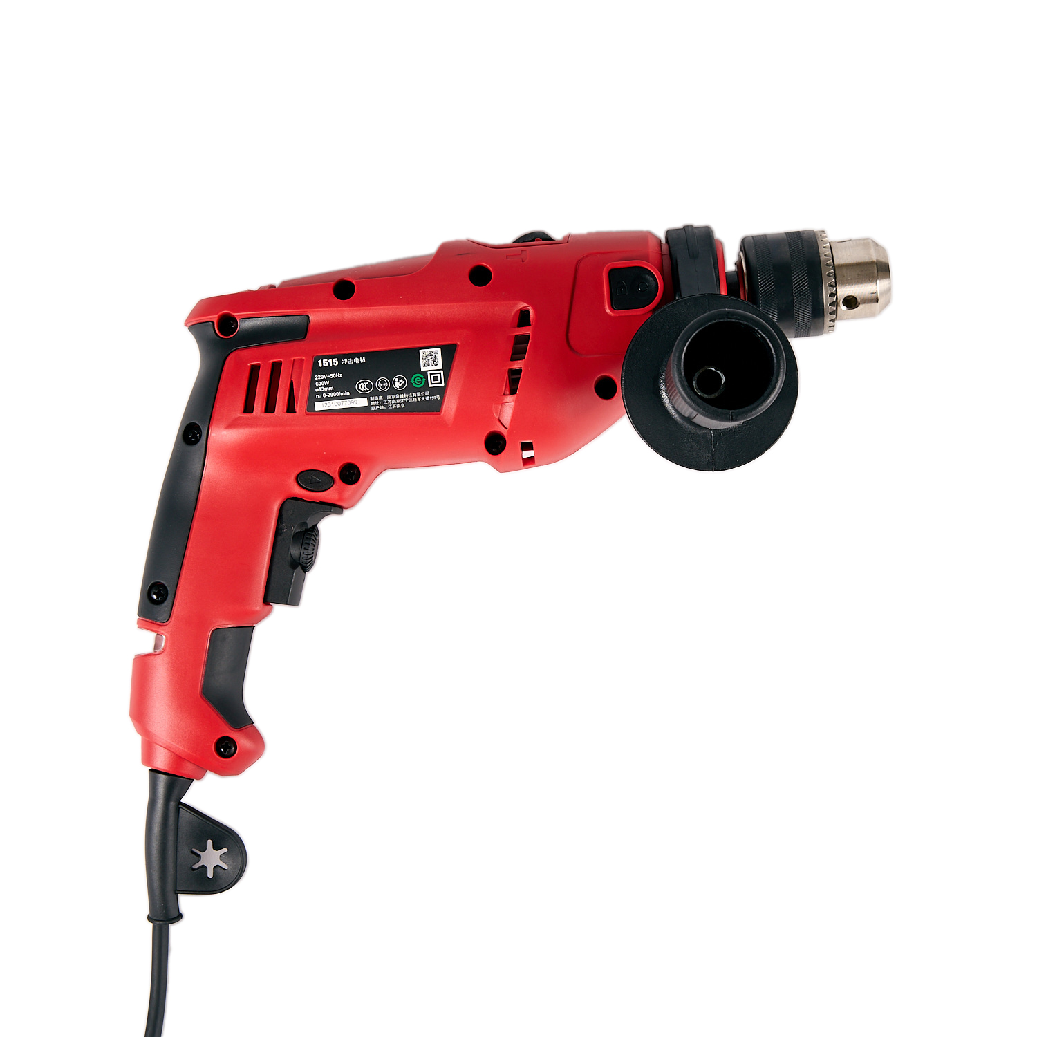 Сетевая ударная дрель DEVON 1515 / 600 Вт / вес 2,2 кг / сталь 10 / дерево 28 / бетон 13 / кирпич 16