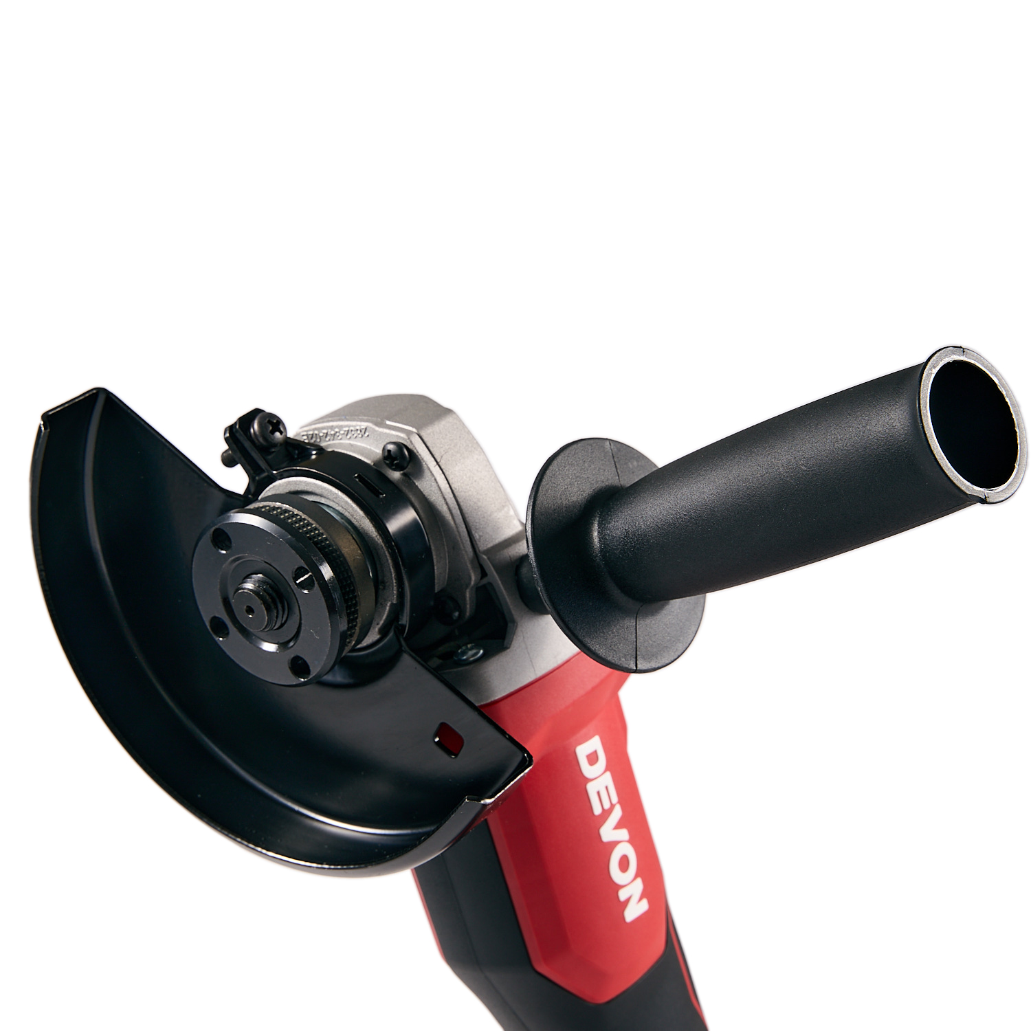 Аккумуляторная угловая шлифовальная машина (УШМ) DEVON 2903-Li-20-125 / 125 мм / бесщеточная / 20 В /  2 аккум. 5.0 А∙ч / быстрое ЗУ 190 Вт / M14