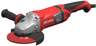 Угловая шлифовальная машина (УШМ) сетевая DEVON 2823-20-230 / 230 мм / 2000 Вт / 220 В