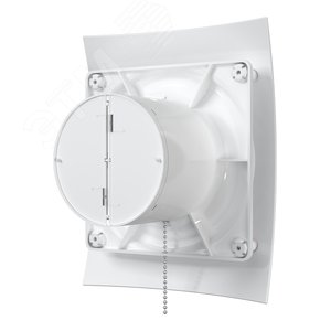 Вентилятор осевой вытяжной с обратным клапаном и шнуровым тяговым выключателем D100