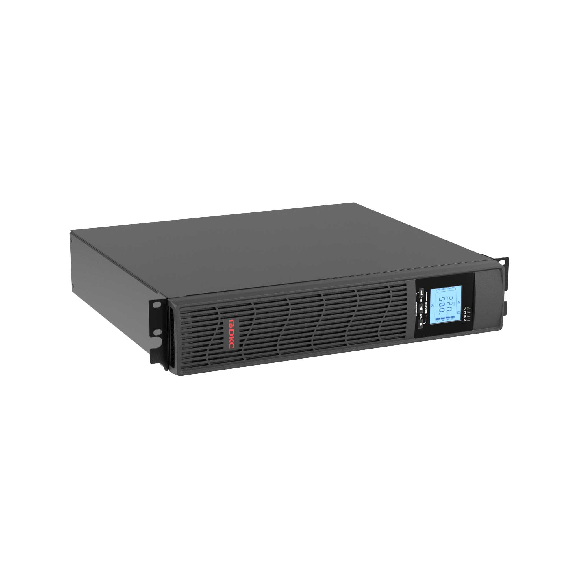 Линейно-интерактивный ИБП ДКС серии Info Rackmount Pro, 1000ВА/800Вт,1/1, USB, RJ45, 6xIEC C13, Rack 2U, SNMP/AS400 slot, 2x7Aч