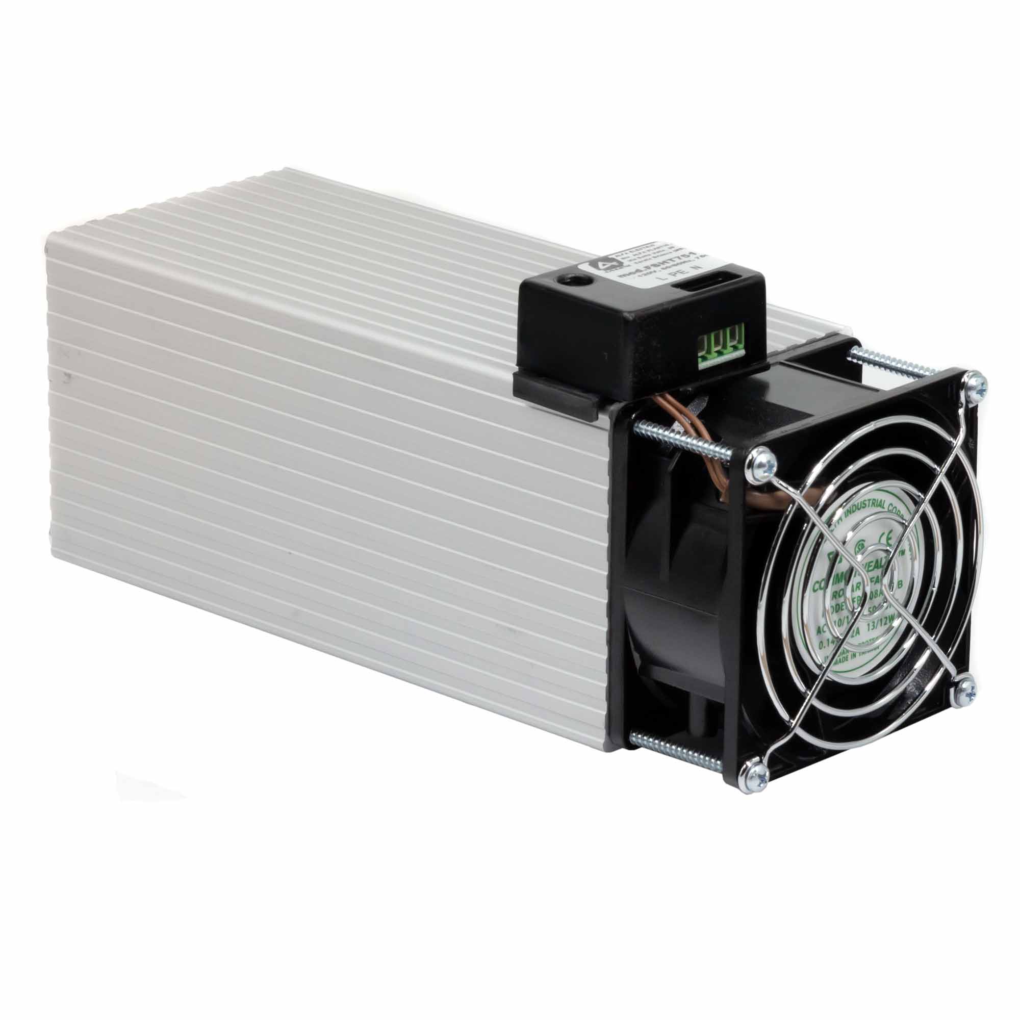 Обогреватель в алюминиевом корпусе с вентилятором 750 Вт, 115 В