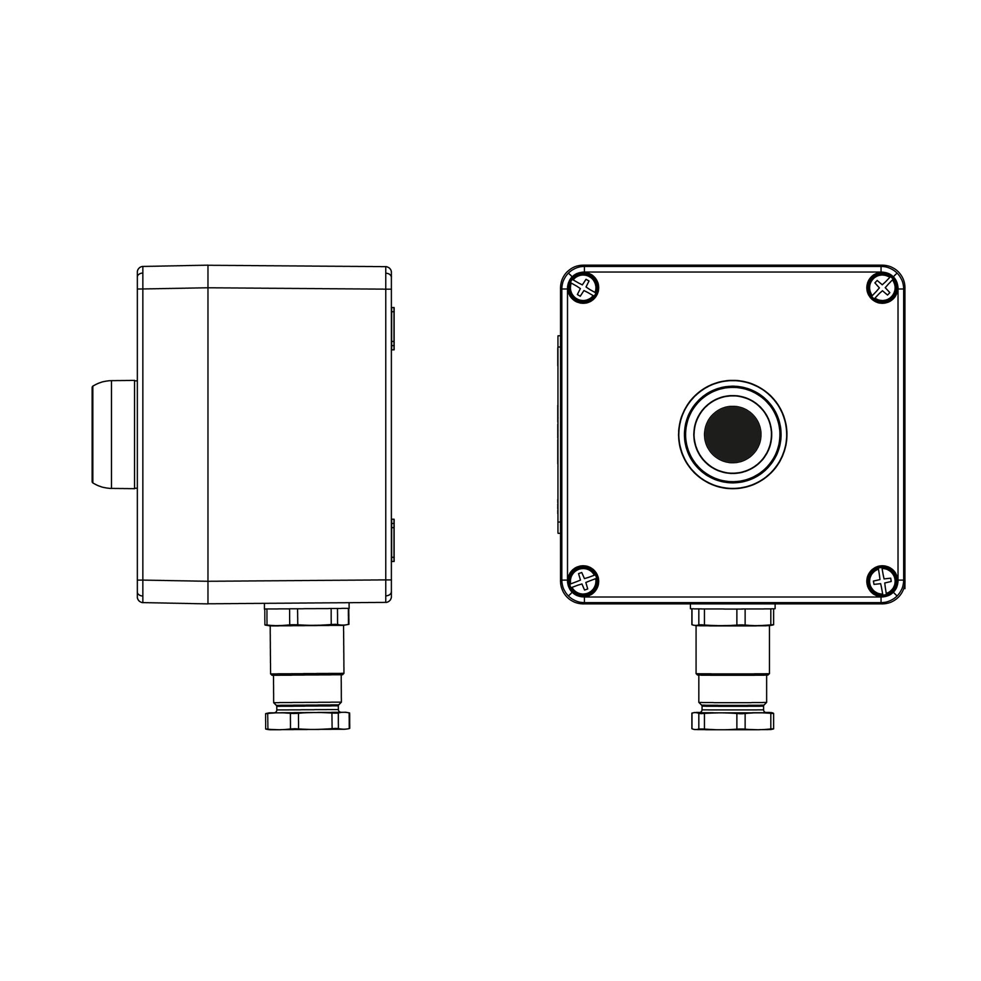 Взрывозащищенный пост управления из полиэстера CPE-P-03-(1xP1B(11))-1xKH2MHK(C)1Ex d e IIC Т5 Gb / Ex tb IIIC T95°C Db IP66/КЗ