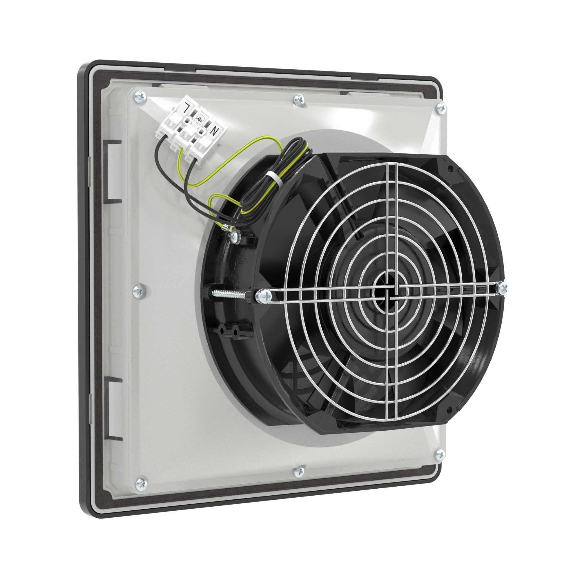 Вентилятор с фильтром RV 560/600 м3/ч, 115 В, 325x325 мм, IP54, RAL9005