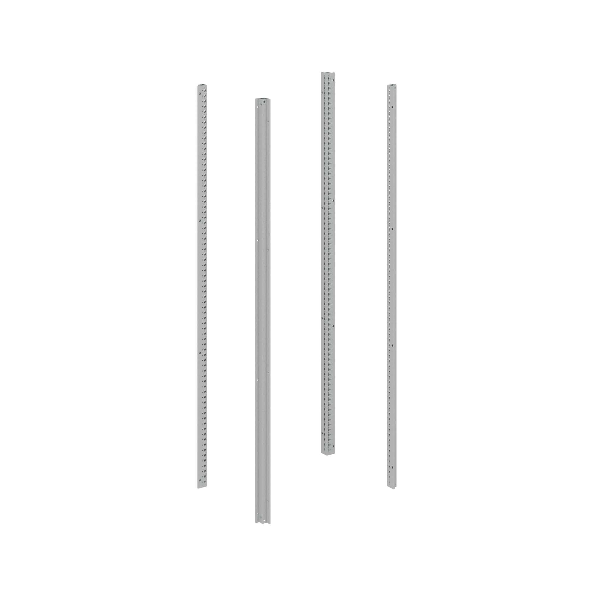 Стойки вертикальные RAL7035 для корпусов CQE N, В=2200 мм, комплект - 4 шт. RAM block