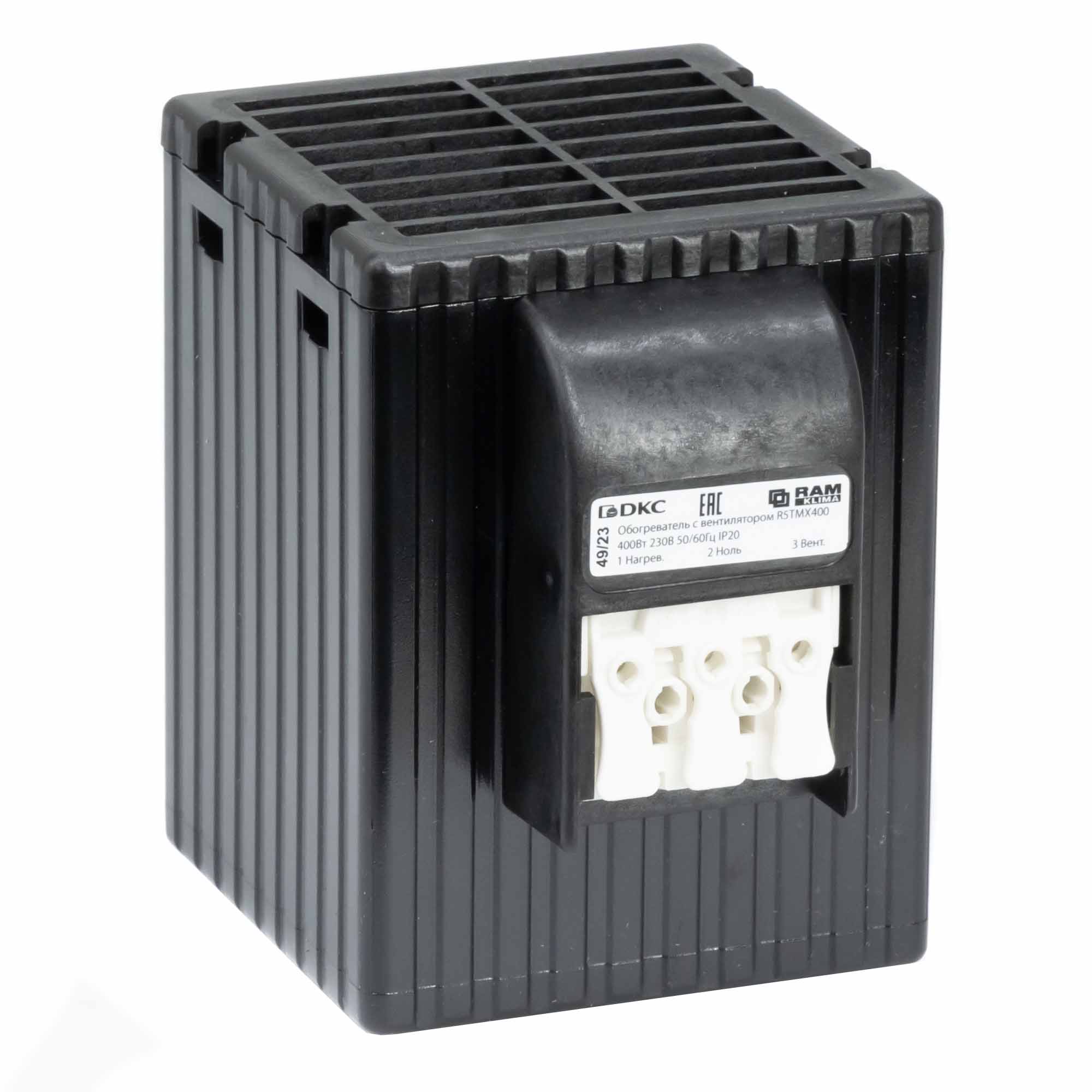 Обогреватель в пластиковом кожухе с вентилятором 400 Вт, 230 В