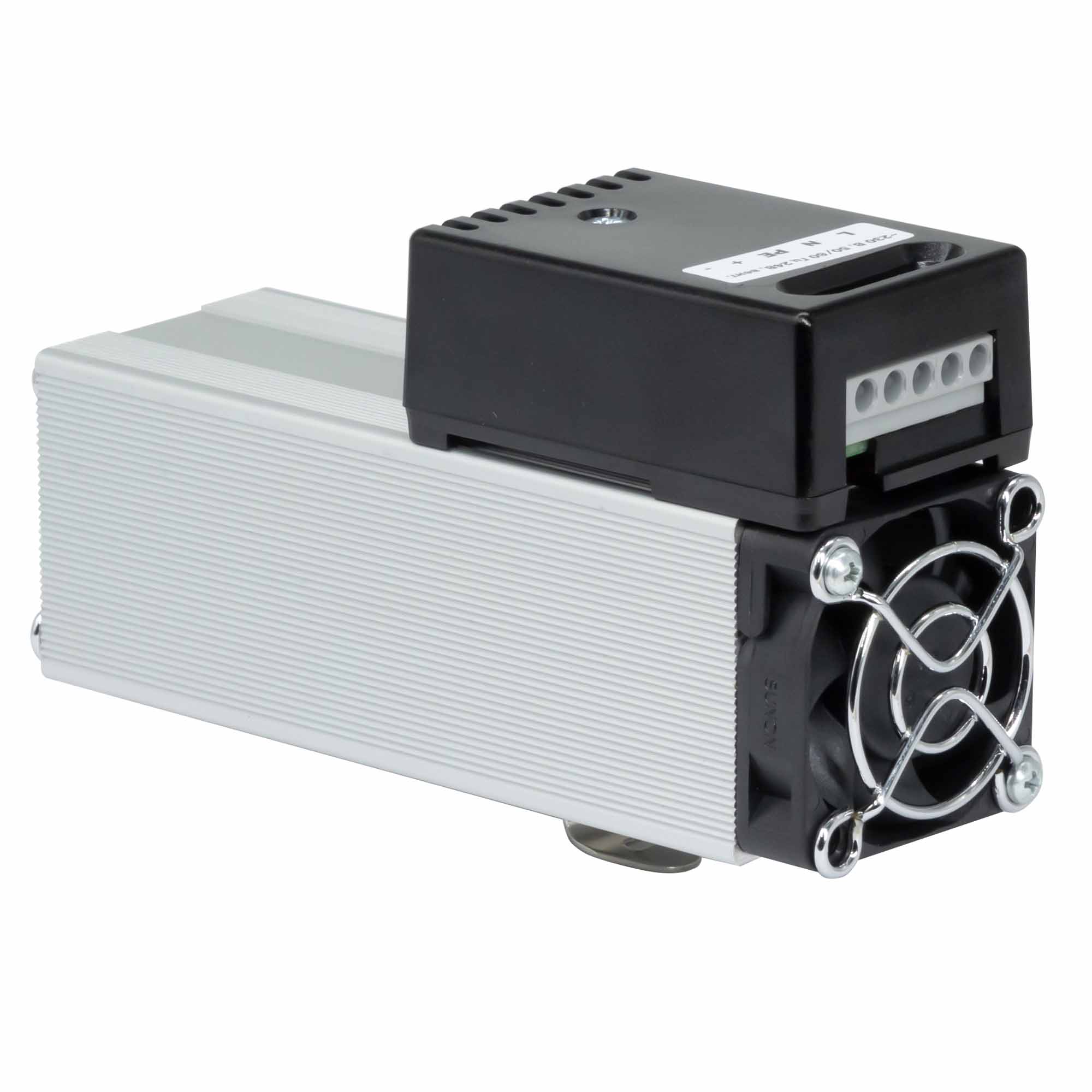 Компактный обогреватель с вентилятором 150 Вт, 230 В + 24 В DC