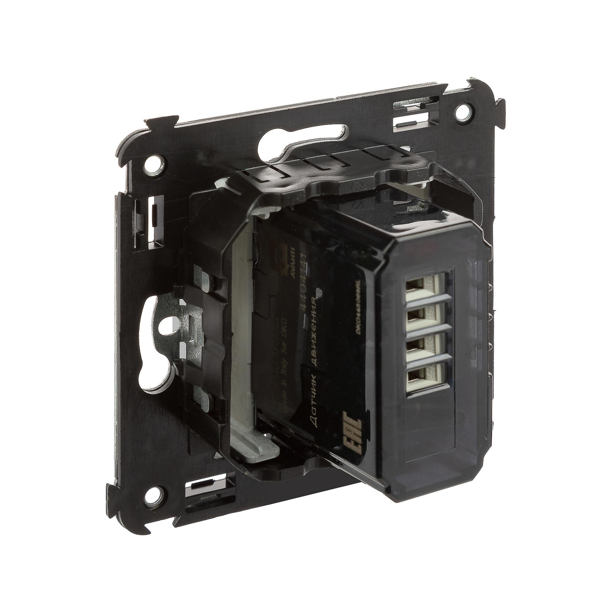 Датчик движения в стену, "Avanti", "Закаленная сталь"