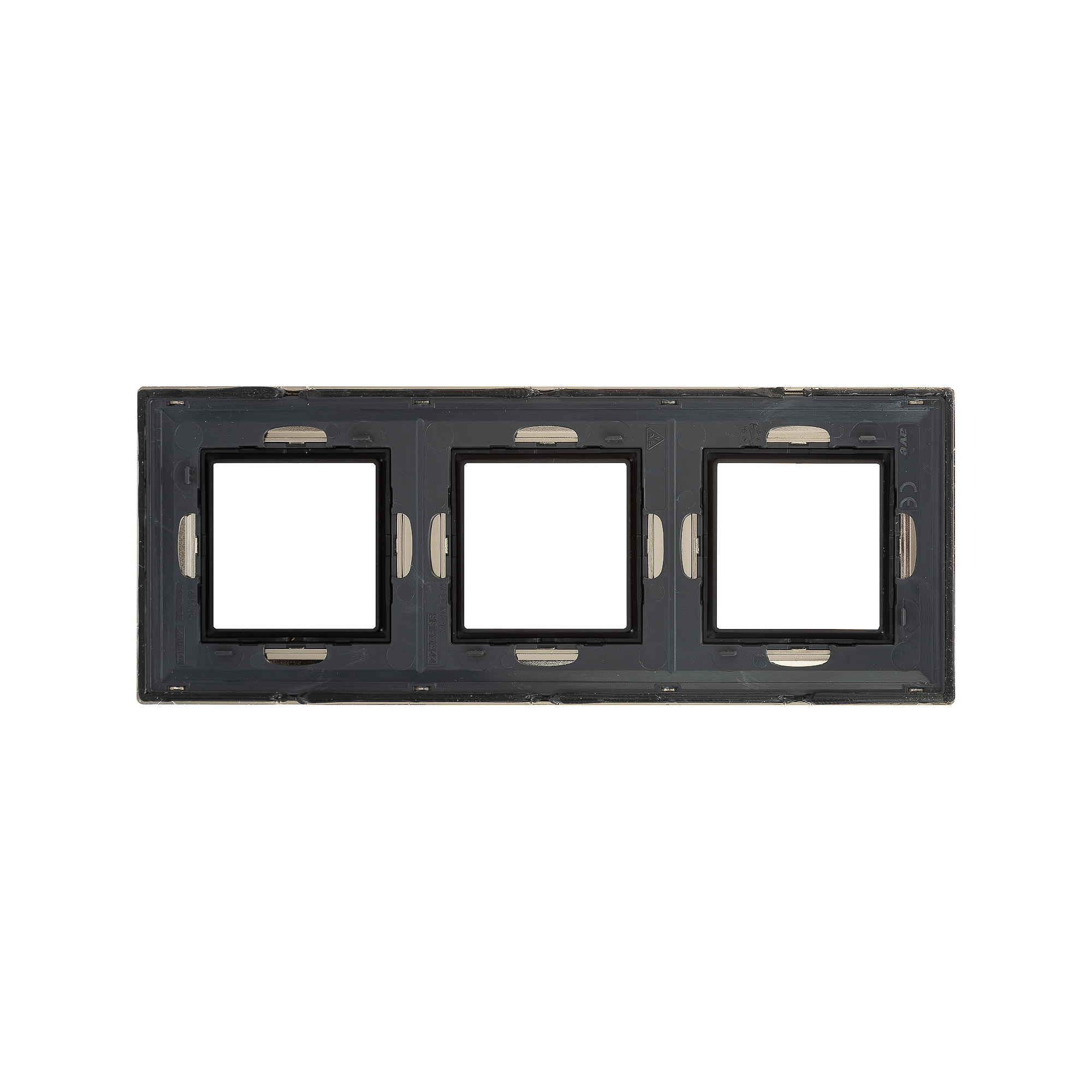 Рамка из металла, "Avanti", никелированная, 3 поста (6 мод.)