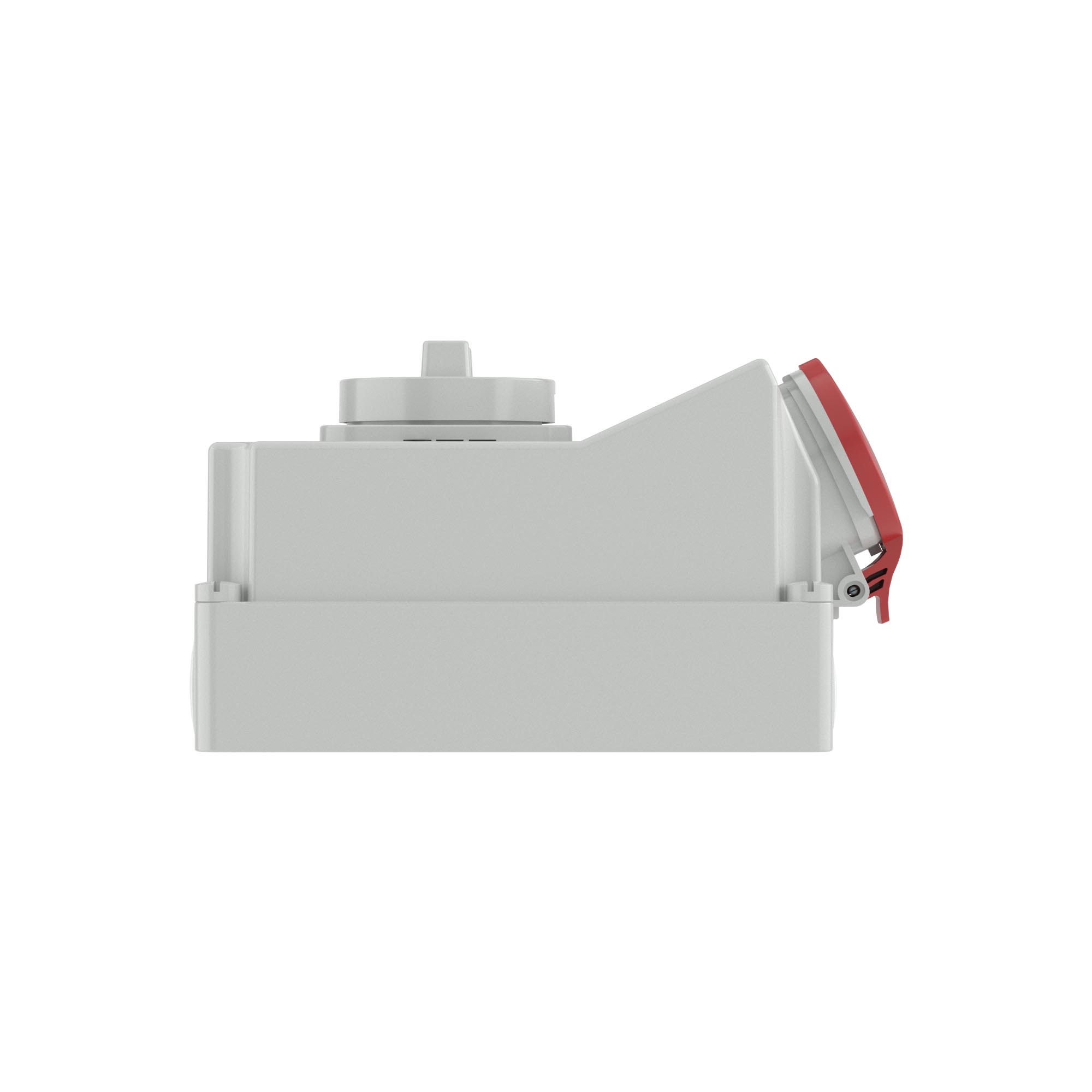 Розетка настенная с механической блокировкой и боковым расположением разъема WIS IP44 32А 3P+E 400В