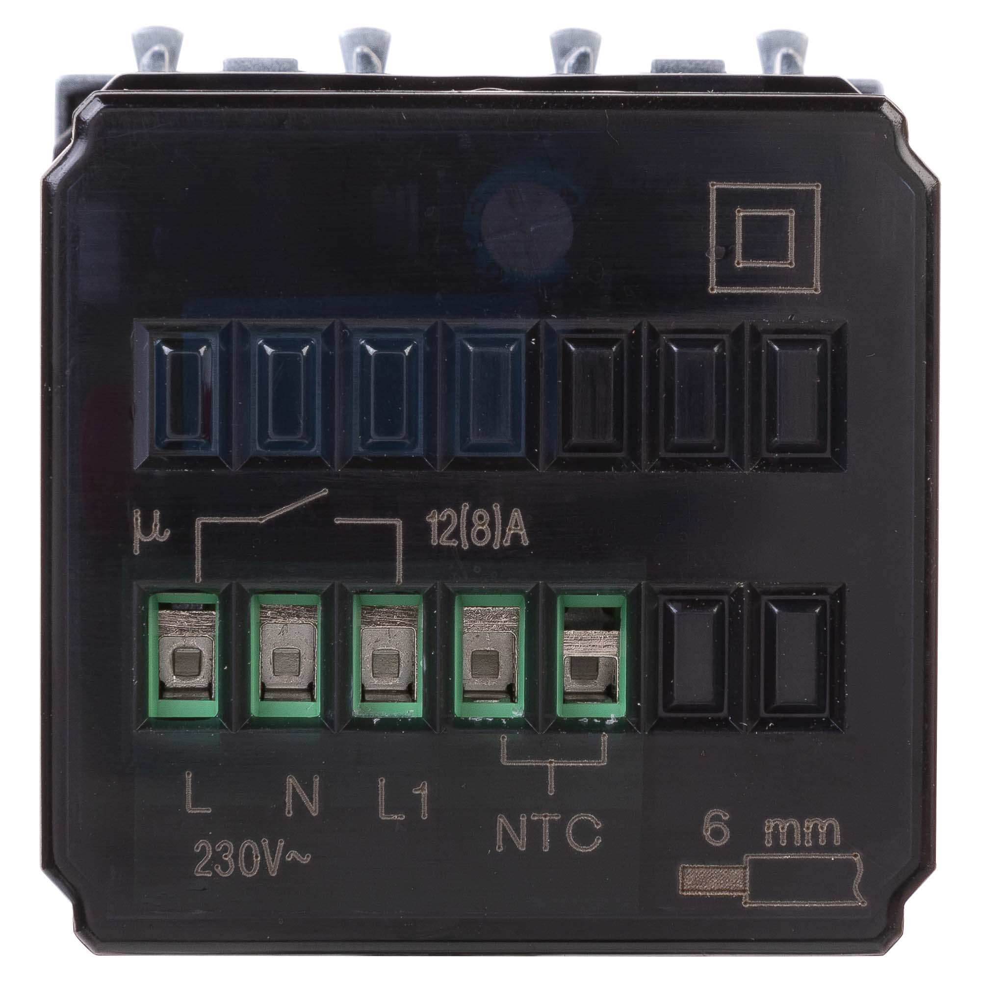 Термостат модульный для теплых полов,  "Avanti", "Закаленная сталь", 2 модуля