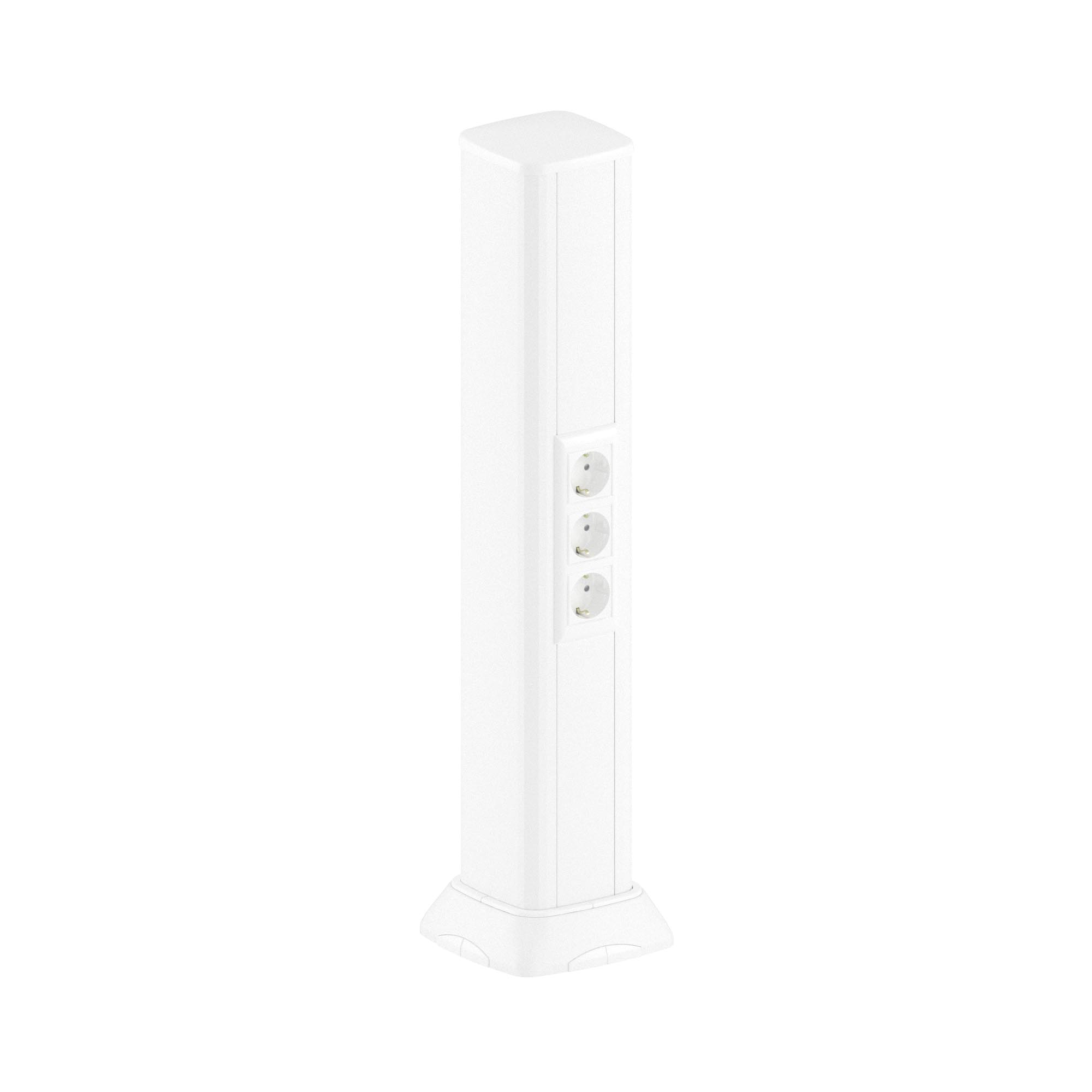 Алюминиевая колонна 0,71 м, цвет белый